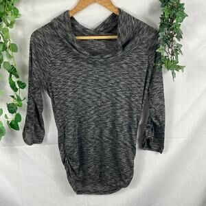 gibson cowl neck 3/4 sleeve top S